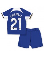 Chelsea Ben Chilwell #21 Kotipaita Lasten 2023-24 Lyhythihainen (+ shortsit)